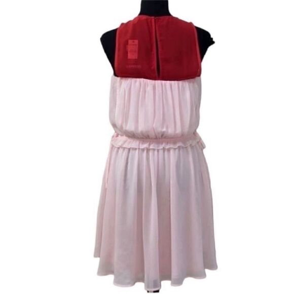 Express Pink & Red Dress(Size Medium) - Picture 6 of 6